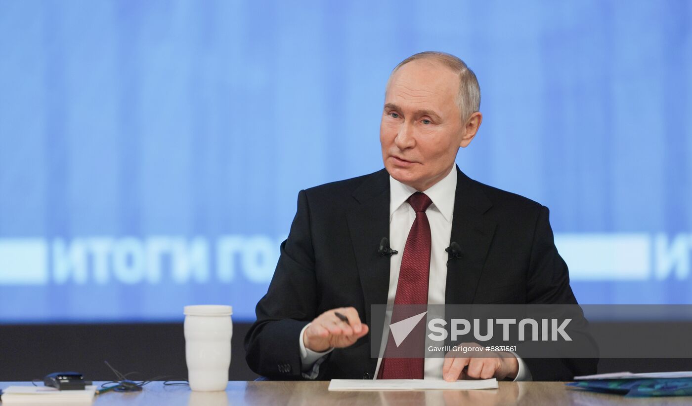 Russia Putin Press Conference