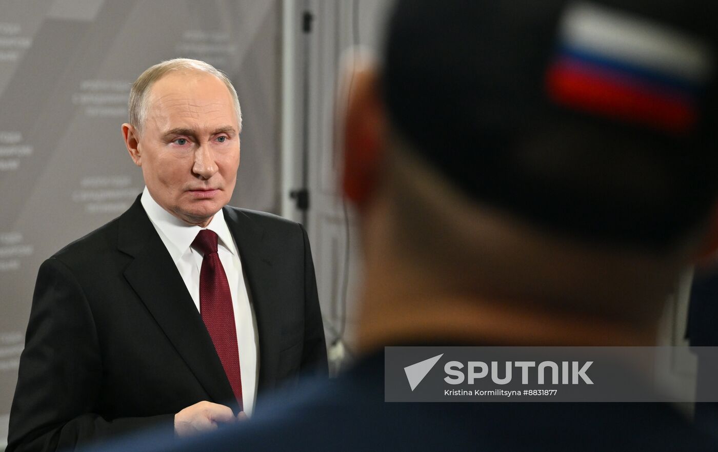 Russia Putin Press Conference Staff