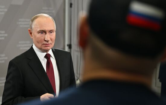 Russia Putin Press Conference Staff