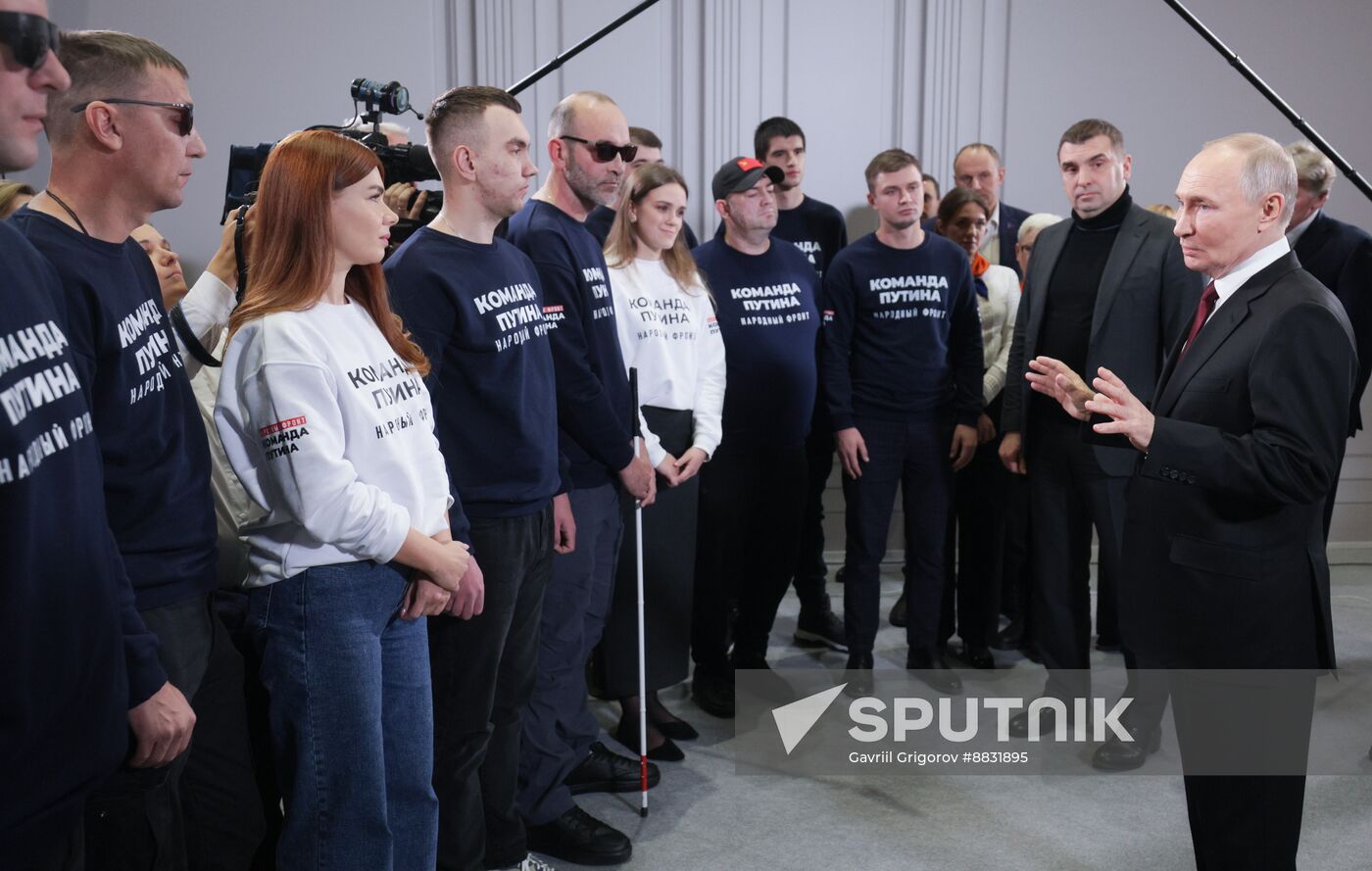 Russia Putin Press Conference Staff