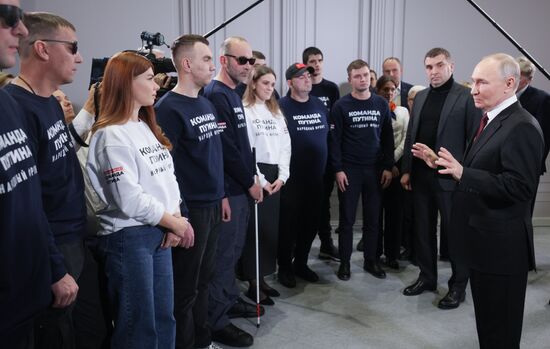 Russia Putin Press Conference Staff