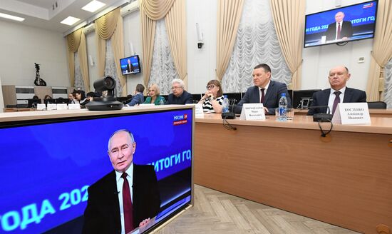 Russia Putin Press Conference Broadcast