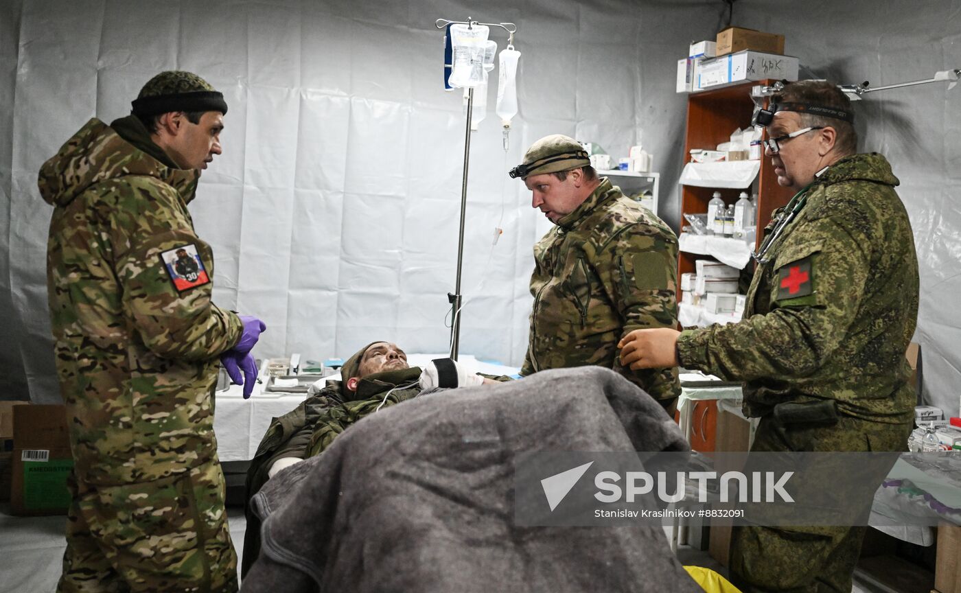 Russia Ukraine Military Operation Frontline Hospital