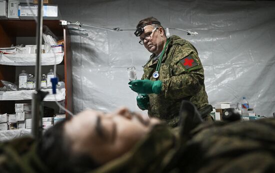 Russia Ukraine Military Operation Frontline Hospital