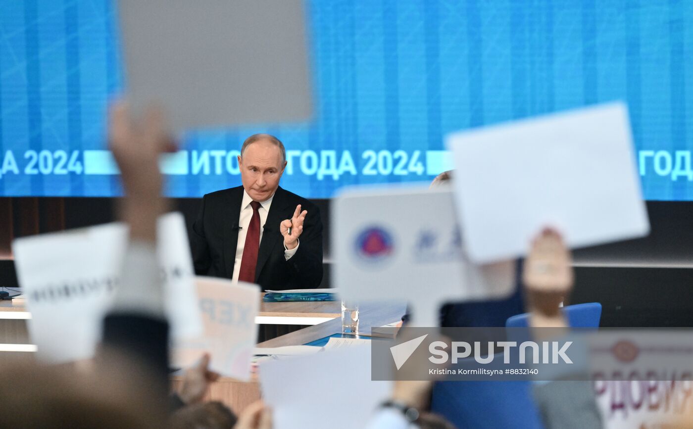 Russia Putin Press Conference