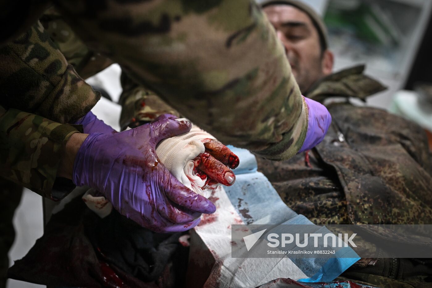 Russia Ukraine Military Operation Frontline Hospital