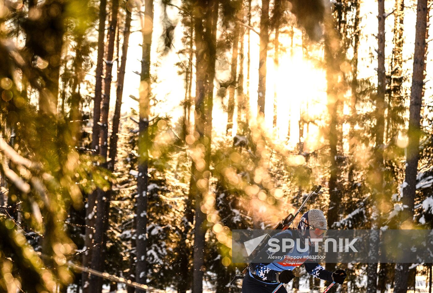 Russia Biathlon Commonwealth Cup Men Sprint