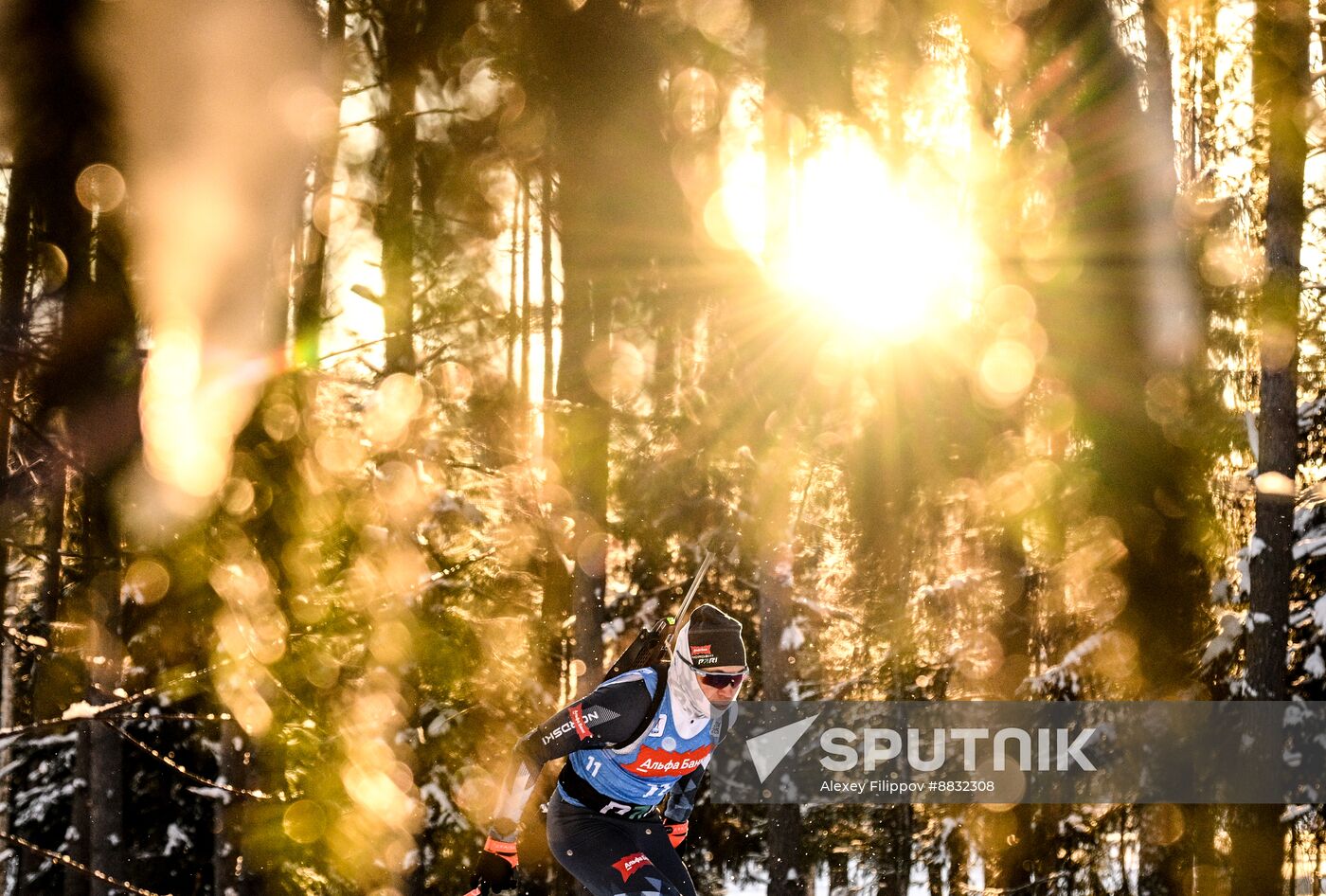 Russia Biathlon Commonwealth Cup Men Sprint