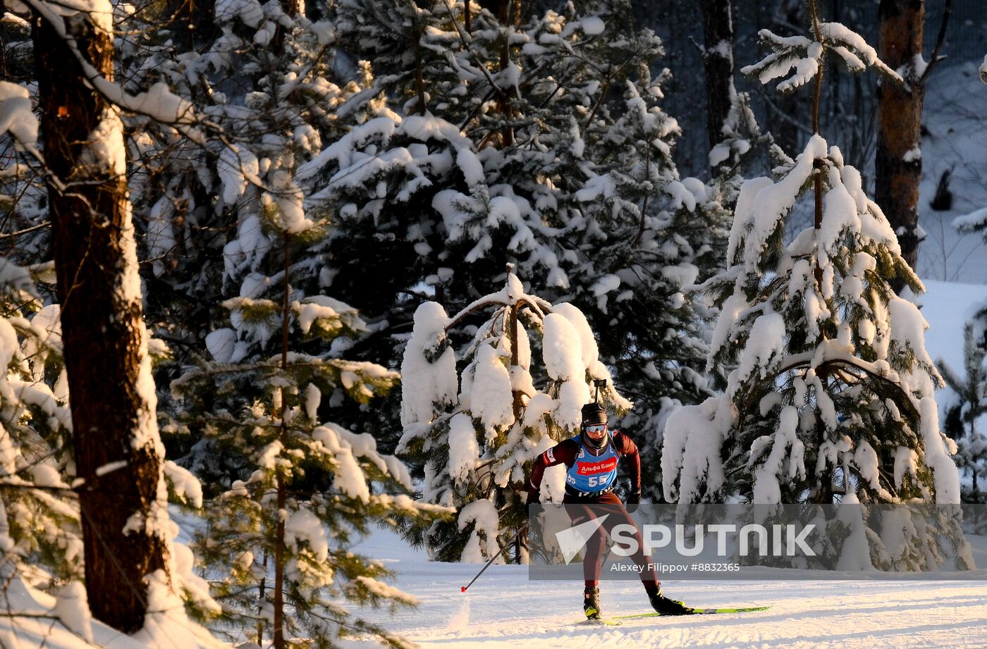 Russia Biathlon Commonwealth Cup Men Sprint