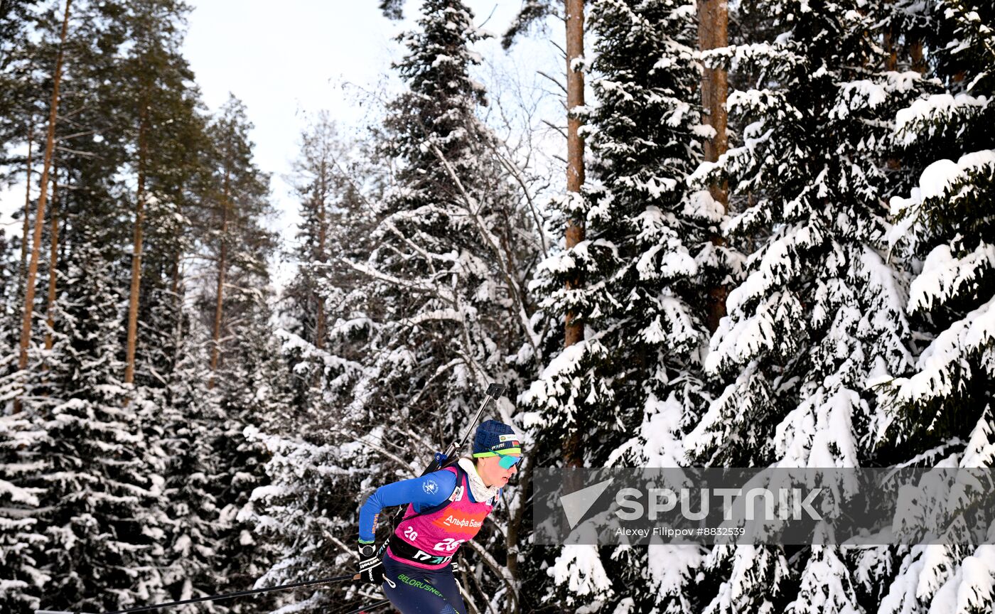 Russia Biathlon Commonwealth Cup Women Sprint