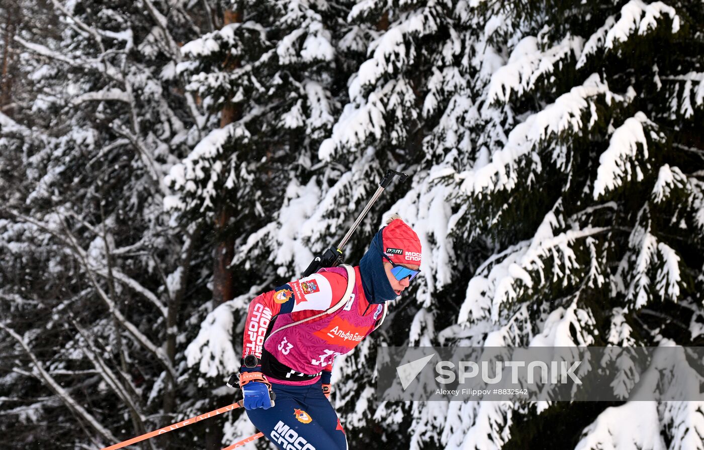 Russia Biathlon Commonwealth Cup Women Sprint