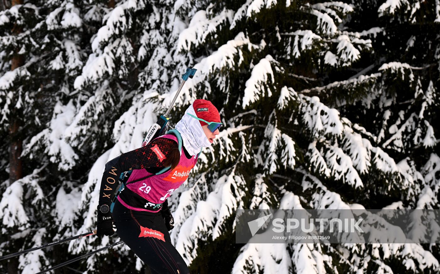 Russia Biathlon Commonwealth Cup Women Sprint