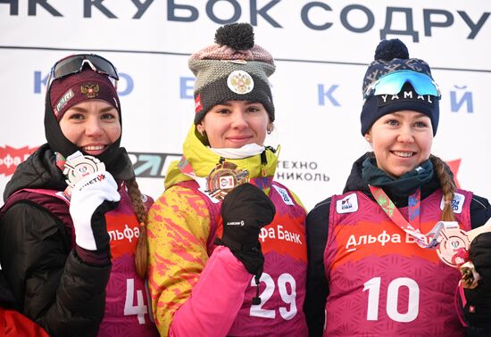 Russia Biathlon Commonwealth Cup Women Sprint