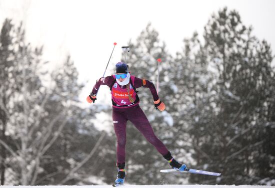 Russia Biathlon Commonwealth Cup Women Sprint