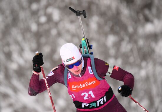 Russia Biathlon Commonwealth Cup Women Sprint