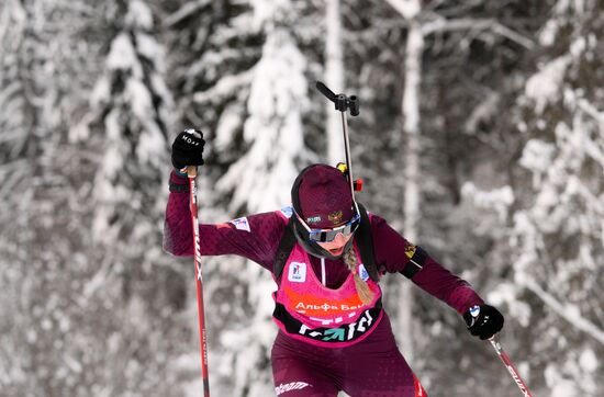 Russia Biathlon Commonwealth Cup Women Sprint