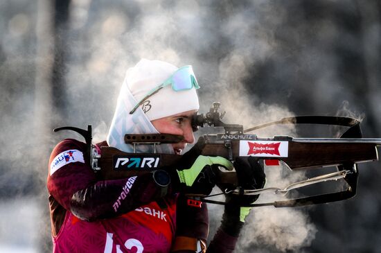 Russia Biathlon Commonwealth Cup Women Sprint