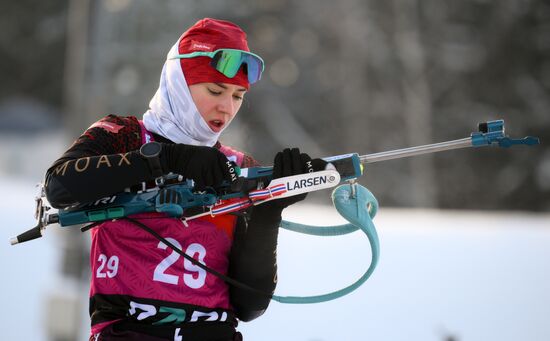 Russia Biathlon Commonwealth Cup Women Sprint