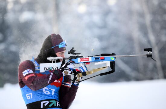 Russia Biathlon Commonwealth Cup Men Sprint