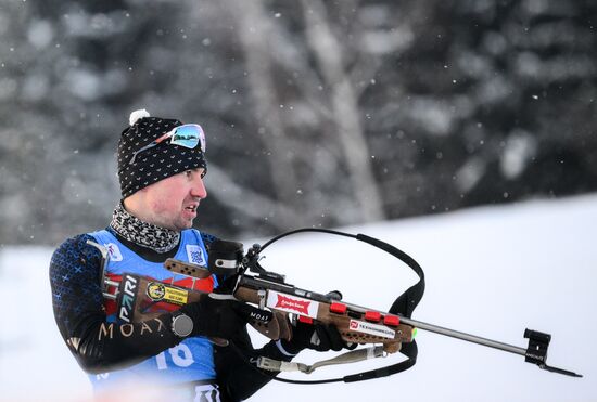 Russia Biathlon Commonwealth Cup Men Sprint