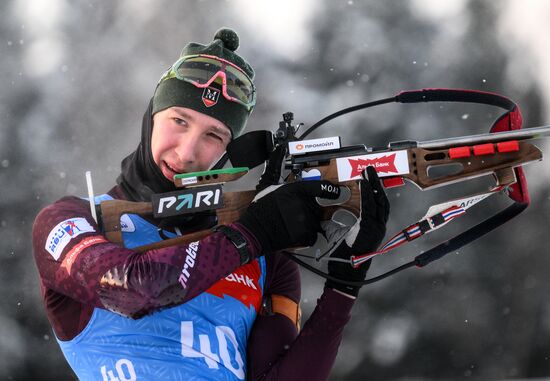 Russia Biathlon Commonwealth Cup Men Sprint