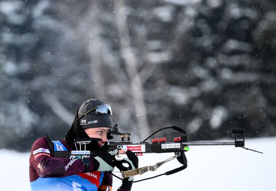 Russia Biathlon Commonwealth Cup Men Sprint