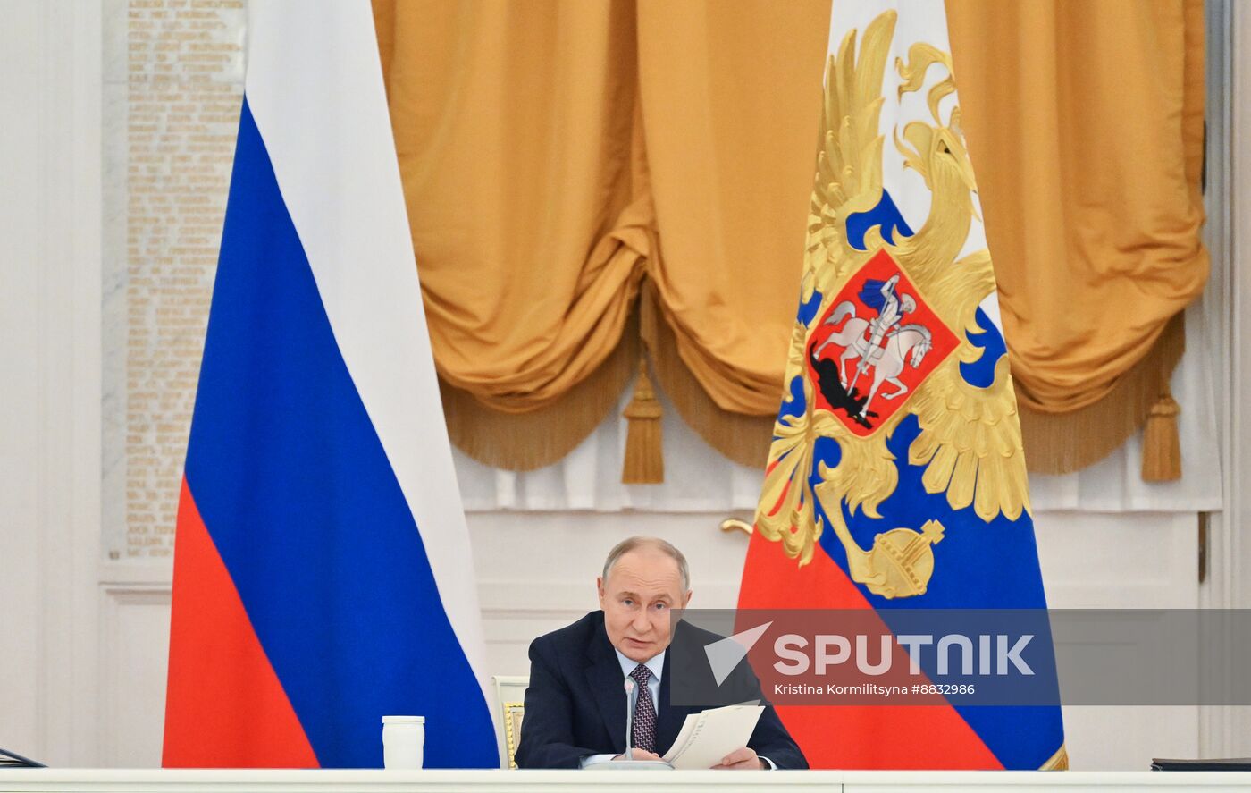 Russia Putin State Council