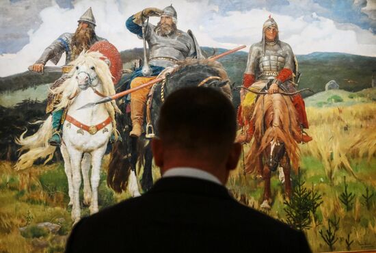 Russia Art Vasnetsov Birth Anniversary Exhibition
