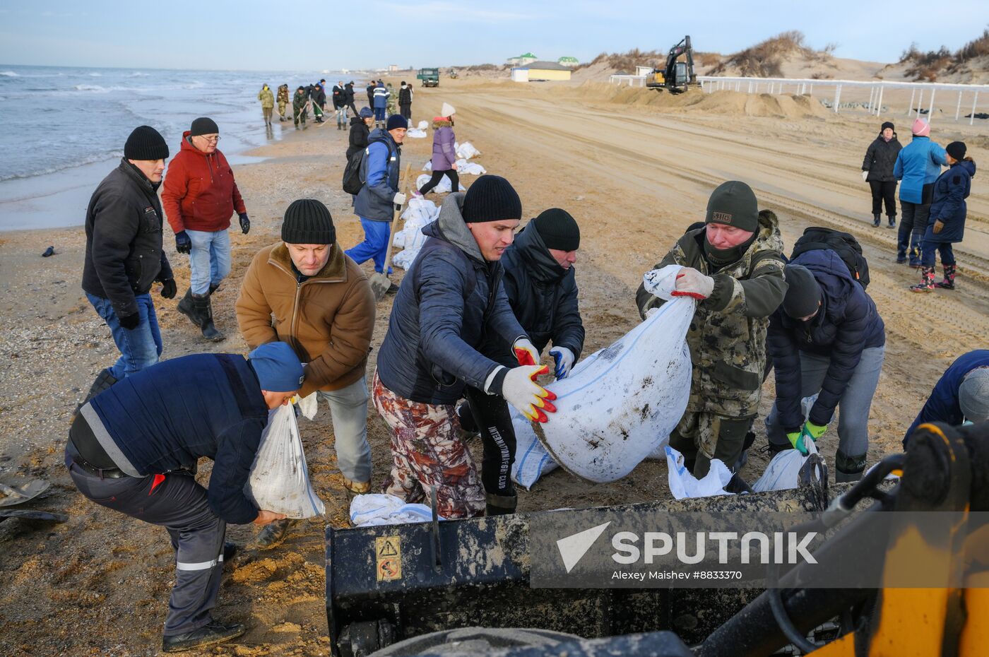 Russia Tankers Crash Aftermath