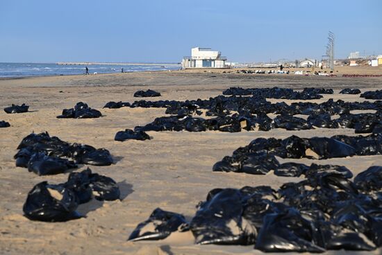 Russia Tankers Crash Aftermath