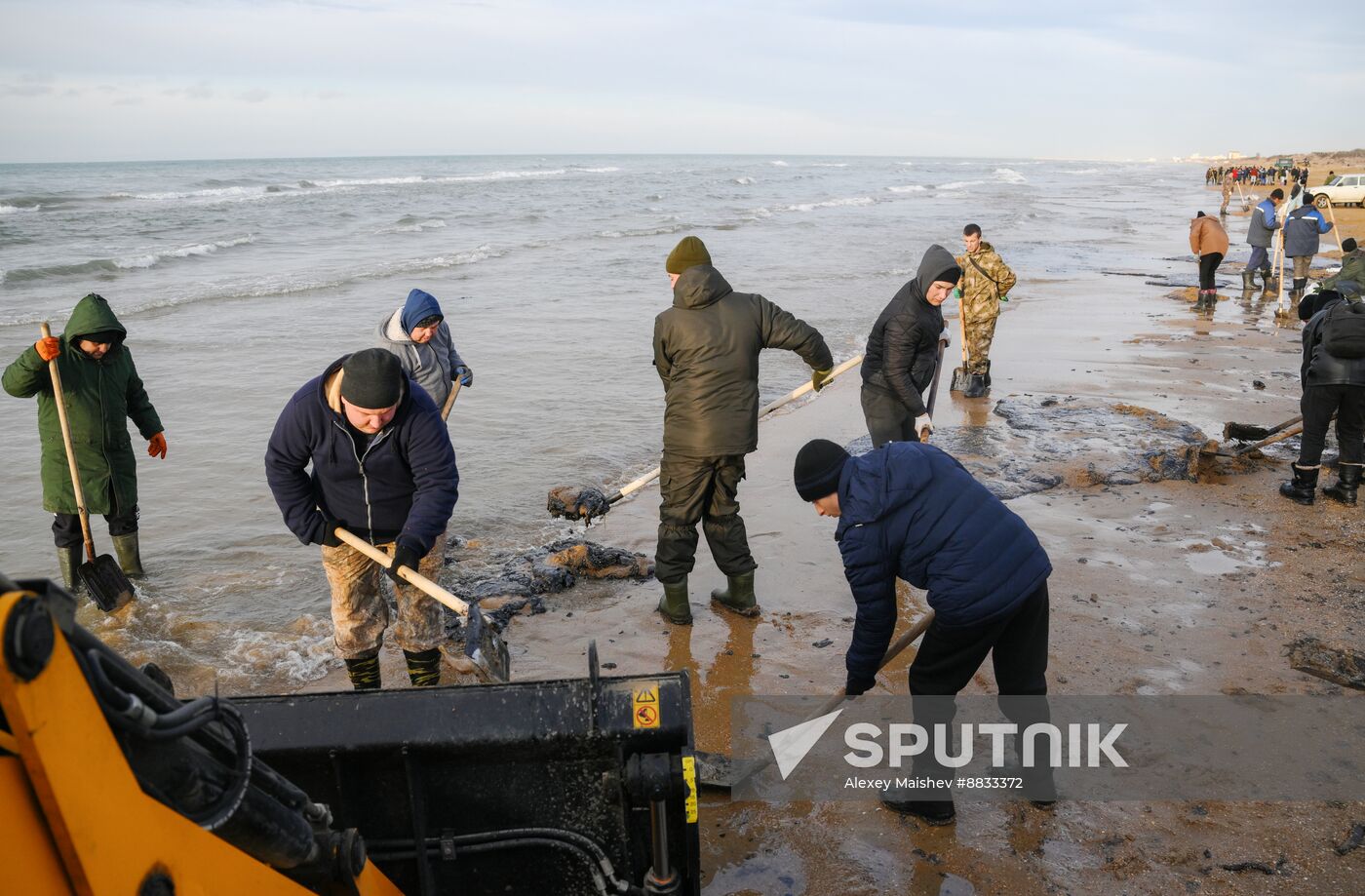 Russia Tankers Crash Aftermath