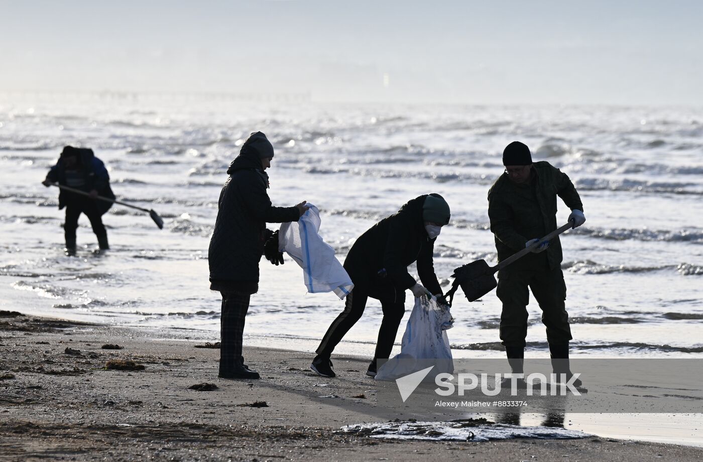 Russia Tankers Crash Aftermath