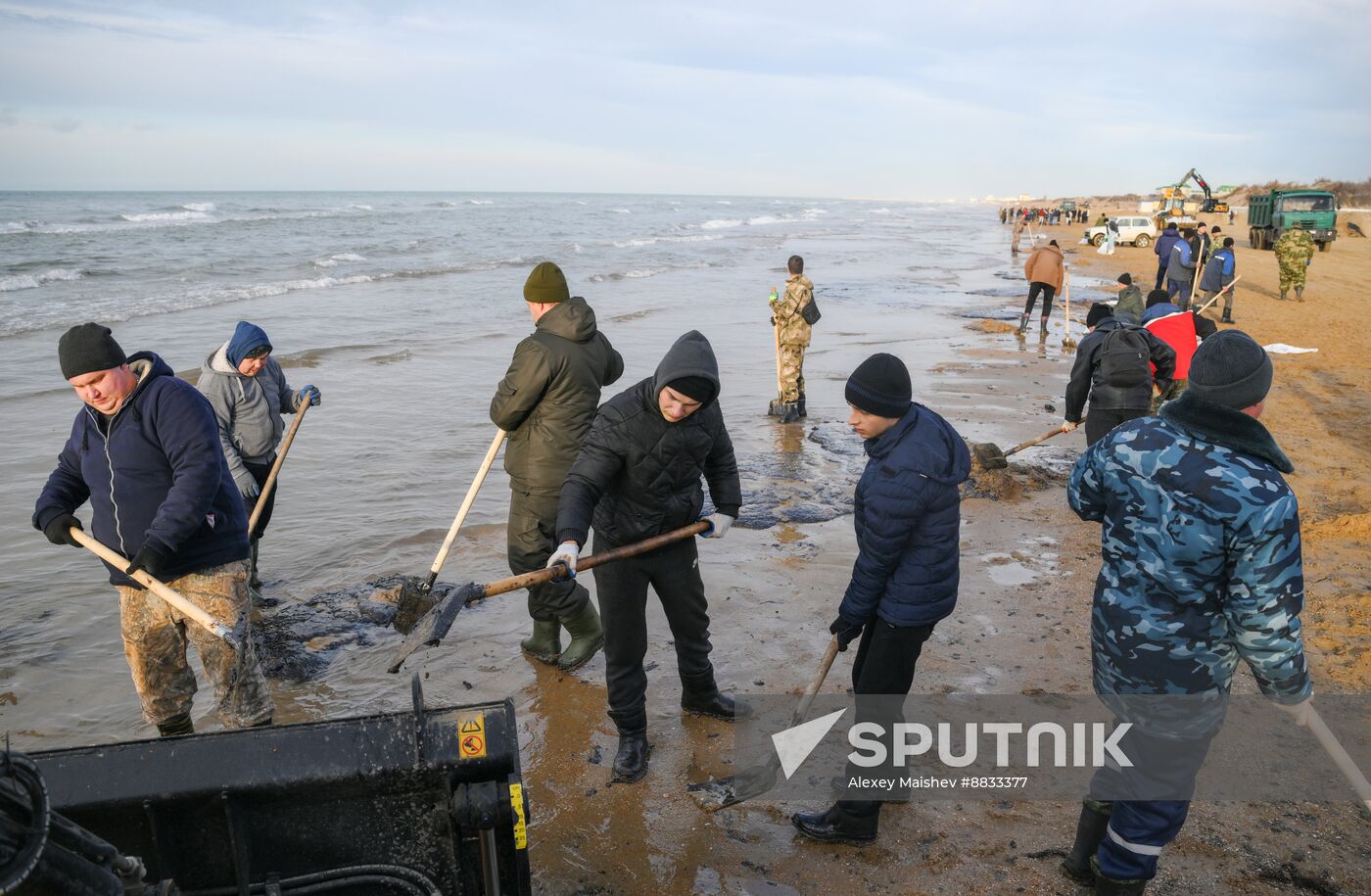 Russia Tankers Crash Aftermath