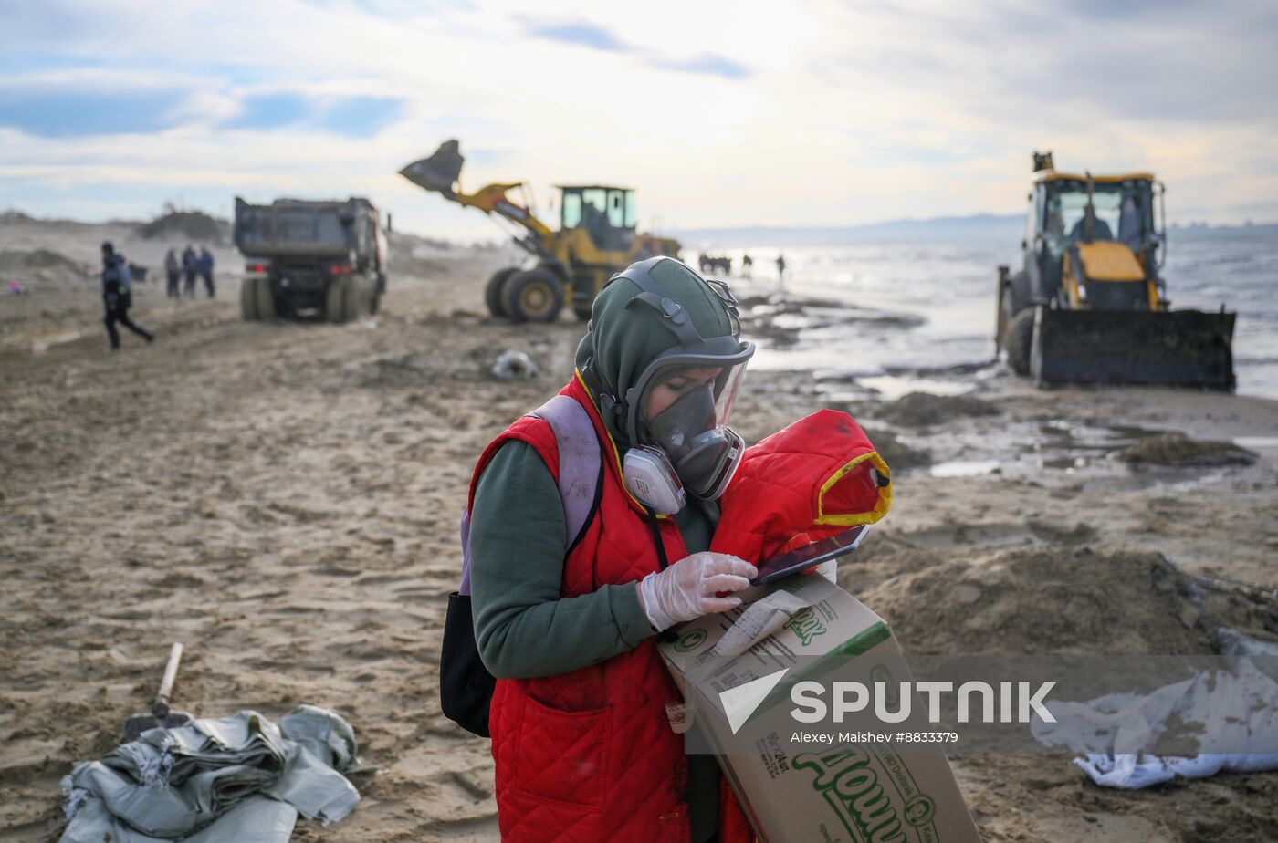 Russia Tankers Crash Aftermath