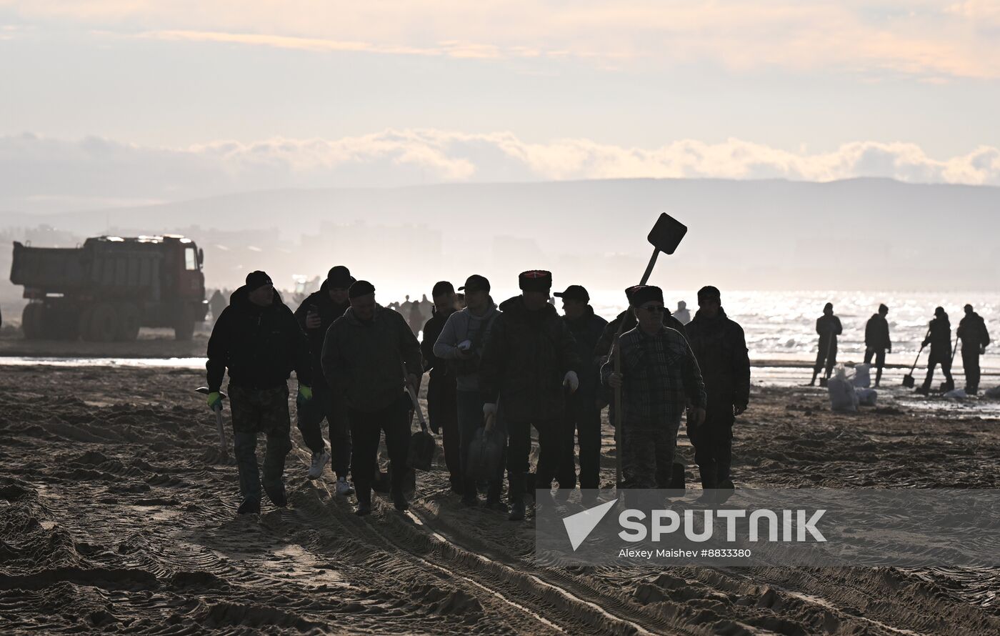 Russia Tankers Crash Aftermath