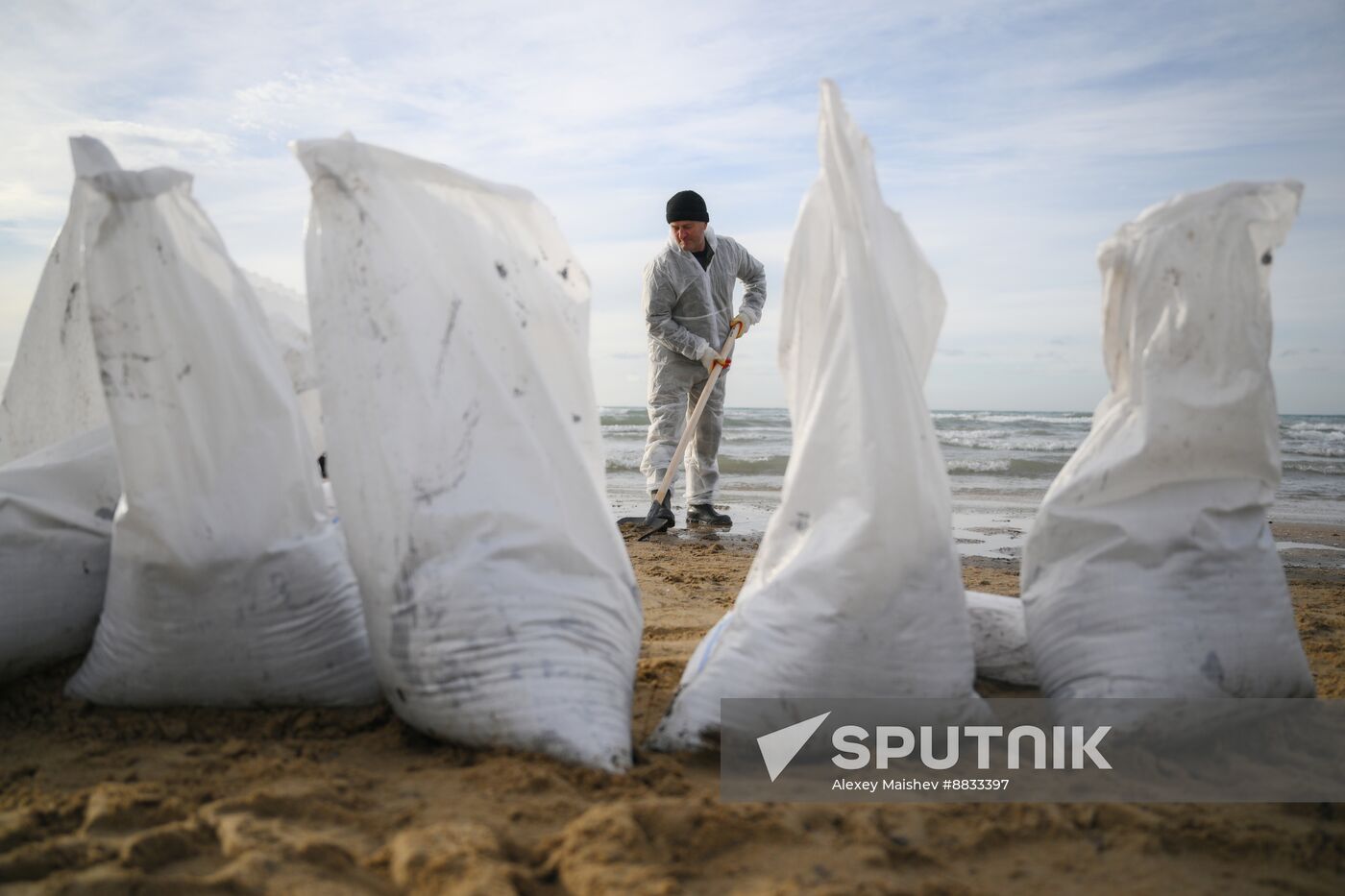 Russia Tankers Crash Aftermath