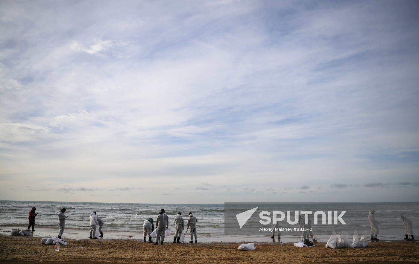 Russia Tankers Crash Aftermath