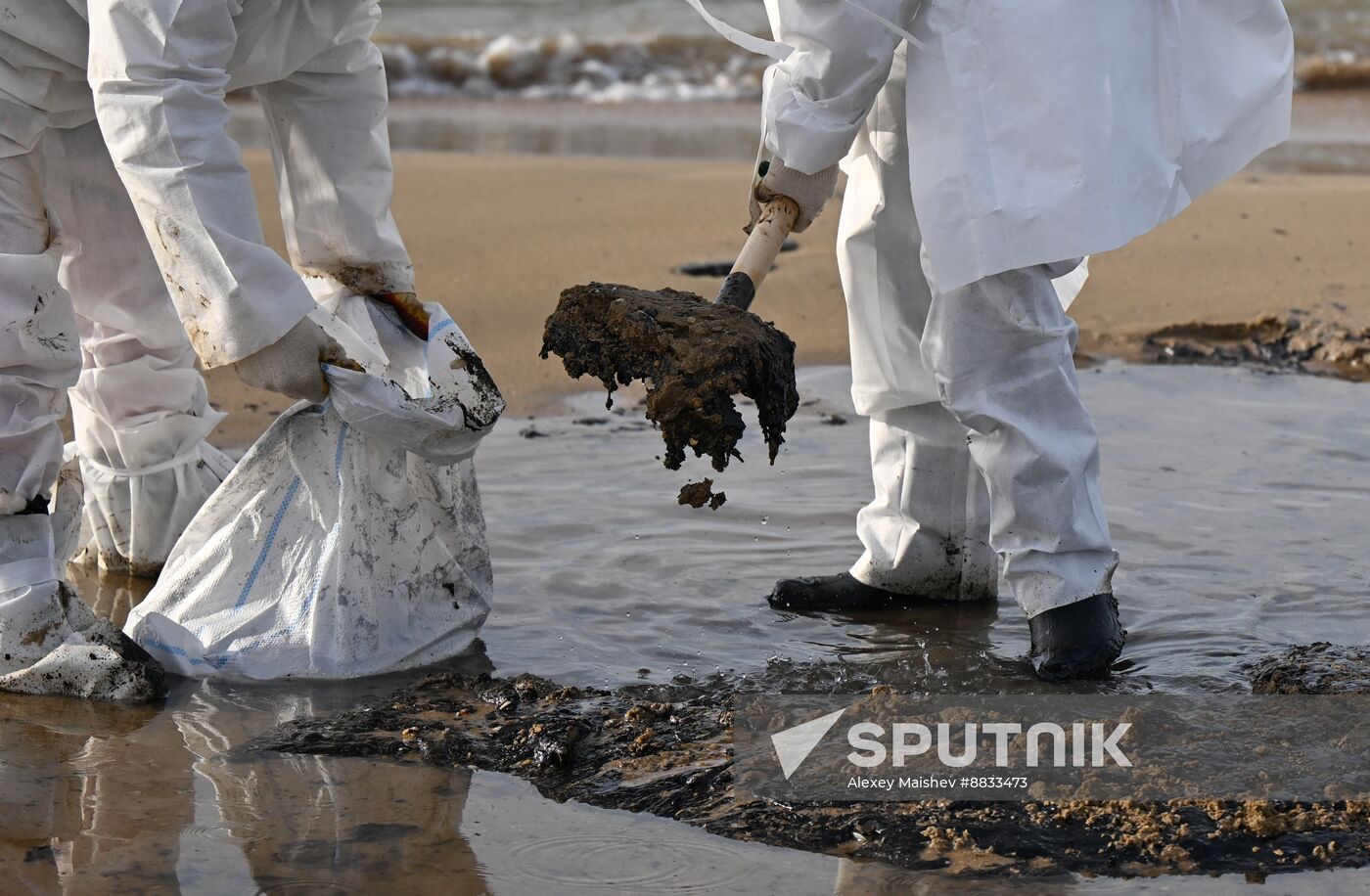 Russia Tankers Crash Aftermath