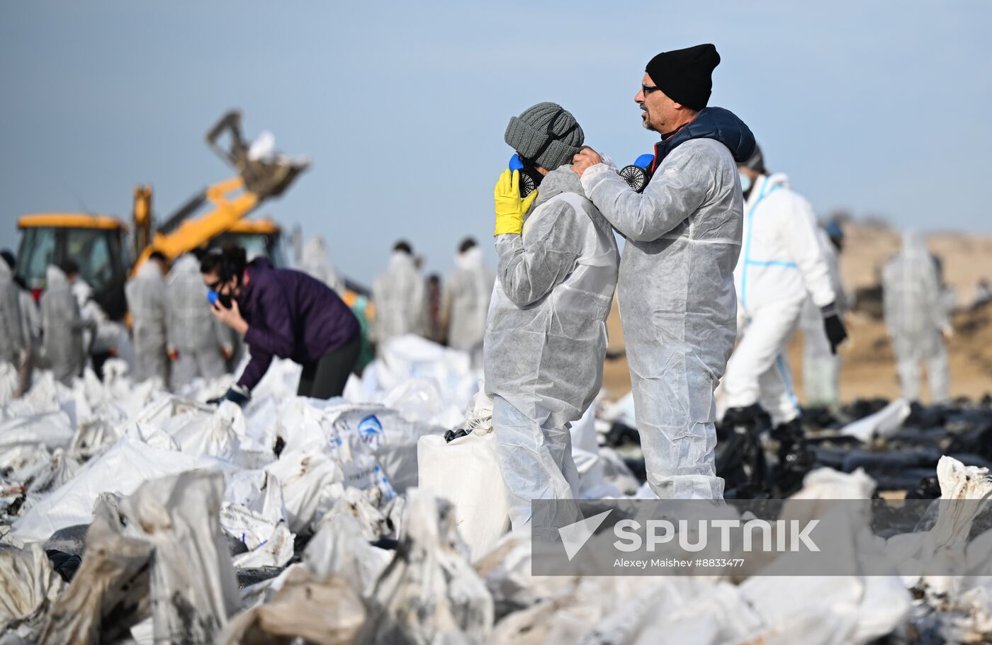 Russia Tankers Crash Aftermath