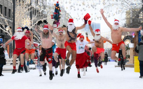 Russia Winter Swimming Clubs Run