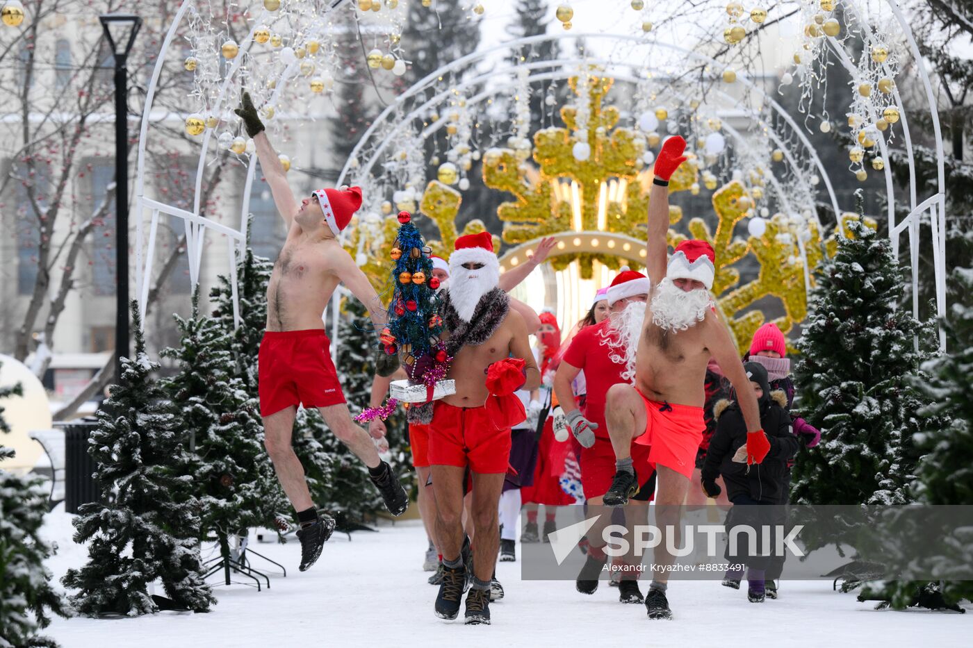 Russia Winter Swimming Clubs Run