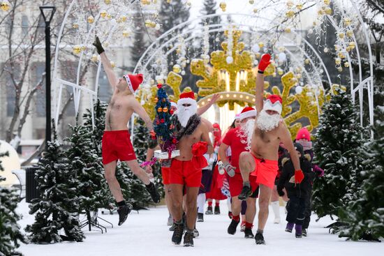 Russia Winter Swimming Clubs Run