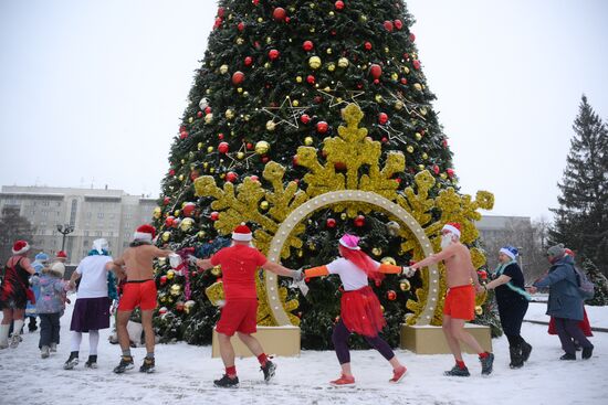 Russia Winter Swimming Clubs Run