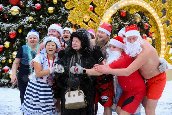 Russia Winter Swimming Clubs Run