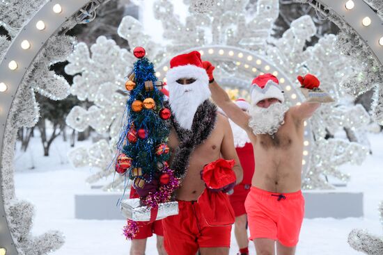 Russia Winter Swimming Clubs Run