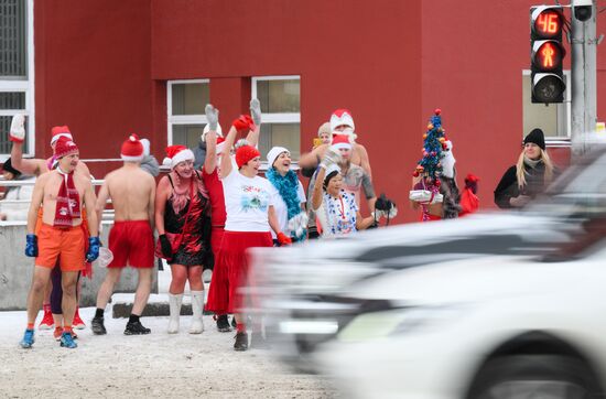 Russia Winter Swimming Clubs Run