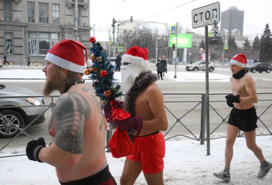 Russia Winter Swimming Clubs Run