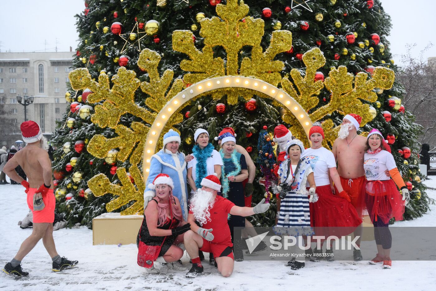 Russia Winter Swimming Clubs Run