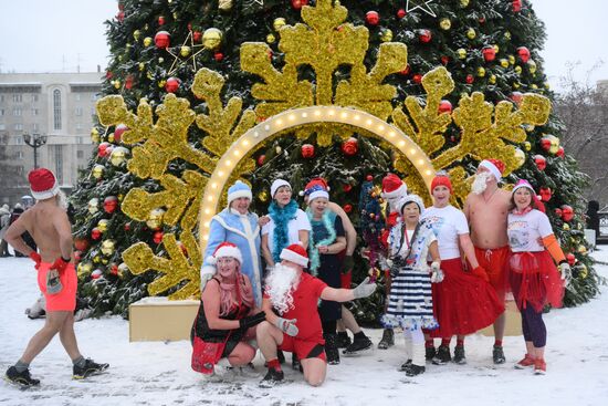 Russia Winter Swimming Clubs Run