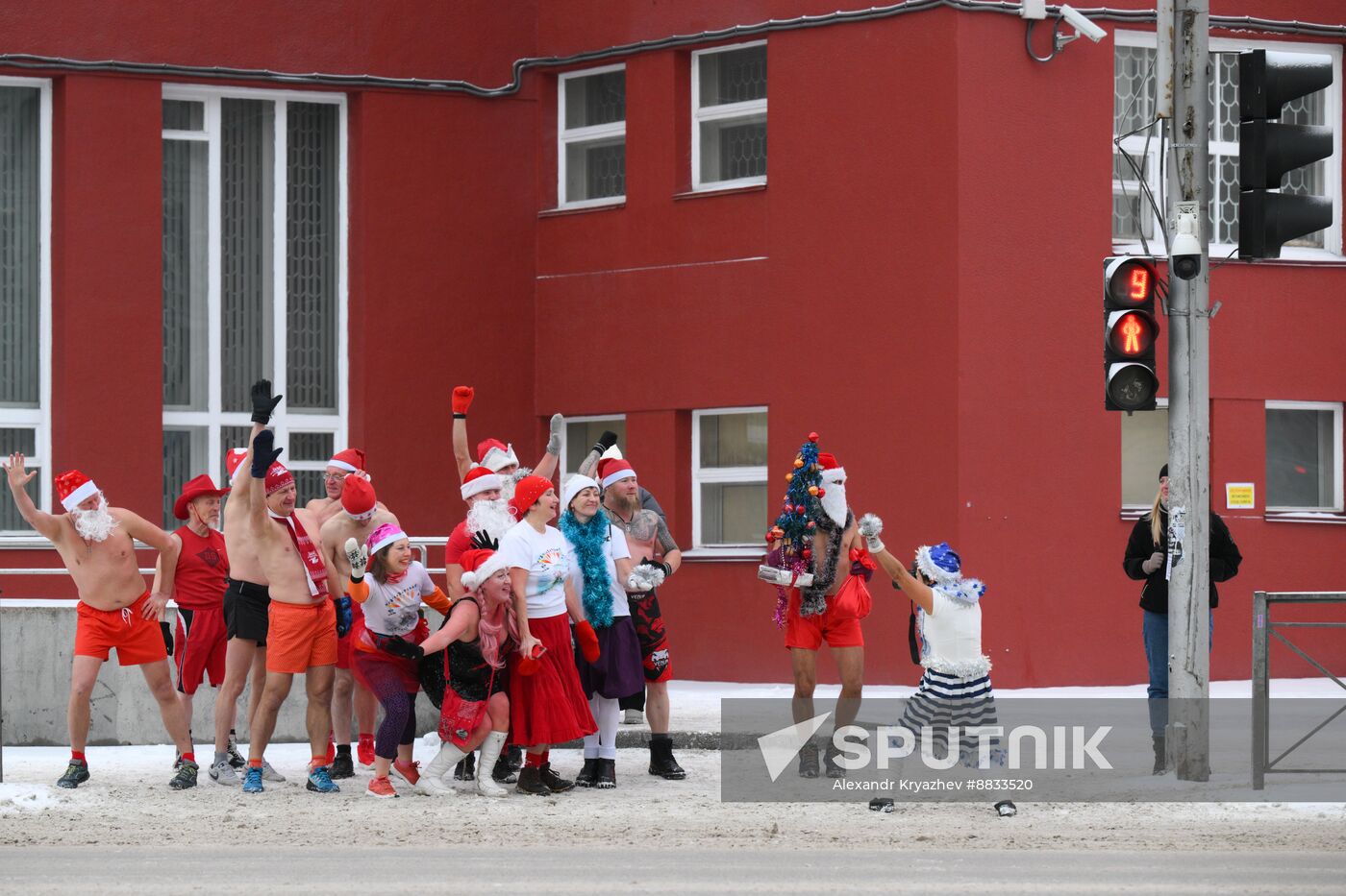 Russia Winter Swimming Clubs Run